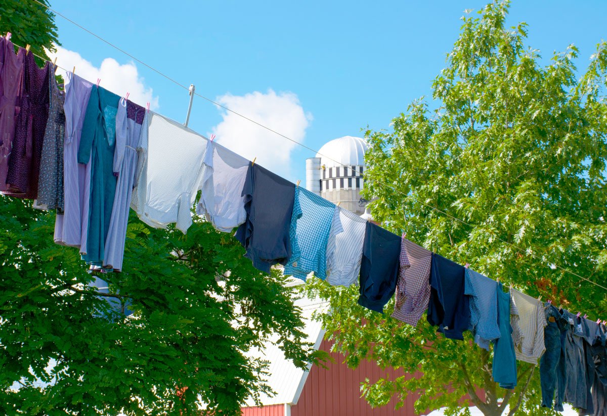 Mennonite Laundry Day